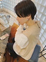 ウォーター 表参道(WATER) ショートカット カラー 前髪 ミニボブ/表参道.南青山