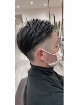 ラボヌール ヘアーウル 春日部西口店(La Bonheur hair heureux) アシメツー×ツーブロック