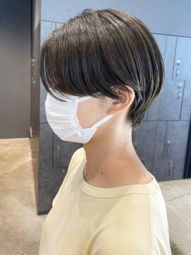 アルバム 銀座(ALBUM GINZA) ハンサムショート_ハッシュカットフルバング_ba413511