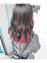 フロップニク(FLOPNIK) ピンクレッドインナーカラー