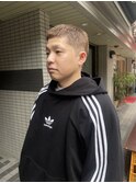 スパイラルツーブロックマッシュアップバングコンマヘア23