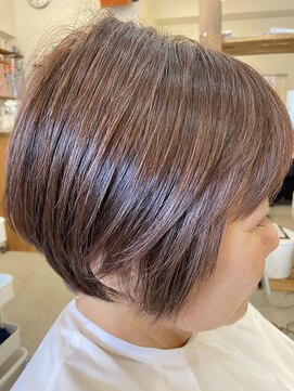 リーフ ヘア 上田美容研究所(Lief hair) 脱白髪染めカラー