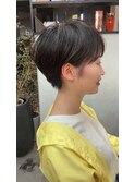 ショートボブパーマ20代30代40代イヤリングカラー大人可愛い
