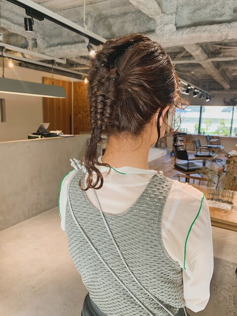 【アップスタイル】ヘアセット