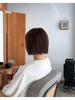 クエント(cuento) 切りっぱなしタッセルボブ