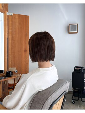 クエント(cuento) 切りっぱなしタッセルボブ