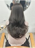 チョコグレージュ & ナチュラル韓国ヘア