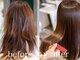 ヘアスタジオ ガロウ(hair stuido garou)の写真/お客様に合わせた薬剤で髪色をキープ♪艶感をまとった美髪へ＊MILBONトリートメント取扱い◎[盛岡/学割U24]