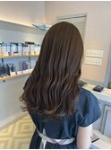 大人女性◆艶レイヤー前髪ピンクベージュ 髪質改善 縮毛矯正