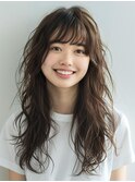 ★暗めカラーグランマッシュフェイスフレーミングデザインカラー