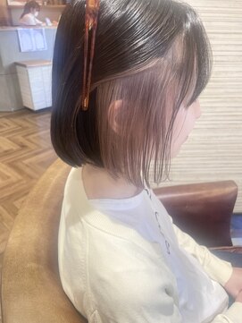 ラ タント(L'attente) インナーカラー/ミルクティー/ハイトーン