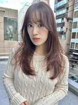 オグジュアリー 表参道(aux.)&nbsp;ロングレイヤー×チョコレートブラウン