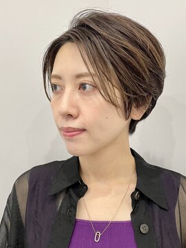 インセプション 銀座(INCEPTION) 前下がりショート・ボブ/絶壁解消/前髪あり/20代/30代/内巻き