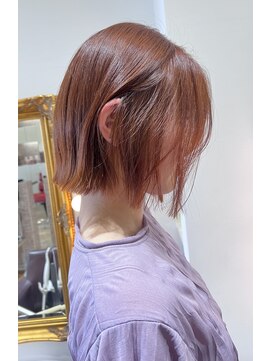 コワファースト  させぼ五番街店(COIFF1RST) オレンジ×パツッとbob