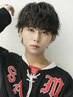 メンズカット+ケアシャドウパーマ#ケアパーマ　#シャドウパーマ