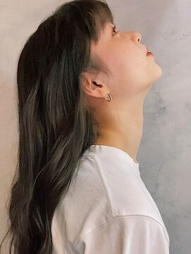 ニーノバイヘアーカラートウキョウ(nino by HAIR COLOR TOKYO) 暗髪ウェーブロング【盛岡/高品質ヘアカラー専門店】