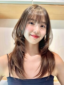 アビー(ABBEY3) レイヤーカットミディアムレイヤー顔周りレイヤーハッシュカット