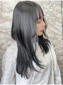 ブルーブラック×ロングレイヤー
