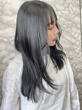 ヨウプラス(YEAU PLUS) ブルーブラック×ロングレイヤー