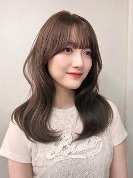 リッカ(LICCA) 【RINA】ブリーチ無しダブルカラー☆ミルクティーベージュ