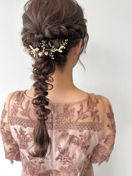 アンド(and.) ゆるふわ編みおろしアレンジ