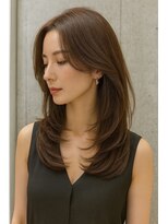 エル(LE)&nbsp;【LE美髪美レイヤー/顔まわりレイヤー/くびれミディアムレイヤー