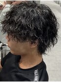 【波巻きスパイラル】マッシュ/メンズパーマ/メンズカット/池袋