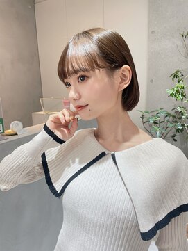 ヘアーサロン ラフリジー(Loufreasy) 耳にかけても可愛い内巻きボブ