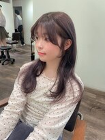 エレナ バイ アルテフィーチェ(elena by artefice)&nbsp;パープルグレージュ×顔まわりカット