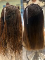 アピッシュ ギンザ(apish ginza)&nbsp;根元ストレートで叶う艶髪ナチュラルストレート