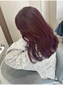 津市ロングレイヤーカットハッシュカット透明感カラー重めロング