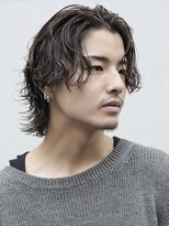 バイフィフス 原宿/表参道(by fifth)&nbsp;原宿サーフカール波巻きスパイラルパーマセンターパートウルフ