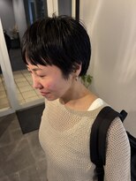モンルル プル(mon loulou + plus)&nbsp;レディースショート、ハンサムショート、黒髪ショート