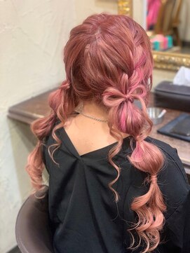 セットサロンエース(Set salon Ace) リボンのおさげ