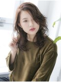 かき上げオリーブカラー無造作外人風カラー【Prize所沢】