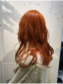 (Kotaro)こっくりオレンジ×無造作ミディ