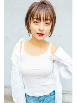 クラン(clan) 前下がりボブ/モテ髪カタログ/小顔に見せるヘア/前髪カット