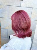【dog&hair LeiLea法隆寺】 ペールピンク