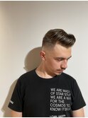 海外メンズ大人フェードカット