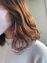 エンレイ(enRei)&nbsp;透明感×立体感ルミエールベージュインナーカラーピンクパープル