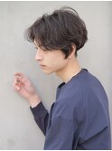 メンズハンサムショート/毛流れパーマ/ニュアンスパーマ