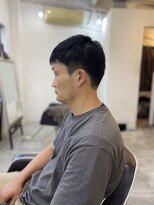 ソイクフ 高田馬場店(SOY-KUFU)&nbsp;MEN'S HAIRアッシュブラックマッシュパーマカルマパーマ