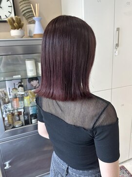 フィグバイアルテフィーチェ(fig by artefice) ラベンダーピンク×外ハネボブ