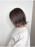 20代30代40代前下がりストレート小顔補正立体カット