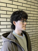 クロム トウキョウ ザ バーバー 新宿(CHROM TOKYO the Barber) 外国人風くるくるパーマ