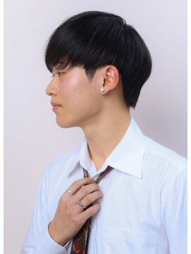 パウダー(powder) 韓国マッシュ メンズカット メンズセンターパート ツーブロック