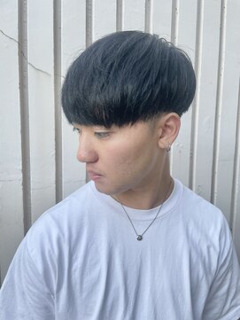 メンズサロンロス(LOSS) パーマ落とし×マッシュ