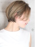 40代50代小顔前髪イメチェンアンブレラカラーショート