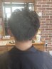 【男性人気】カット+毛穴クレンジングヘッドスパ20分　￥5500