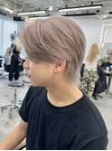 #ダブルカラー#ケアブリーチ#ハイトーン#ミルクティーベージュ